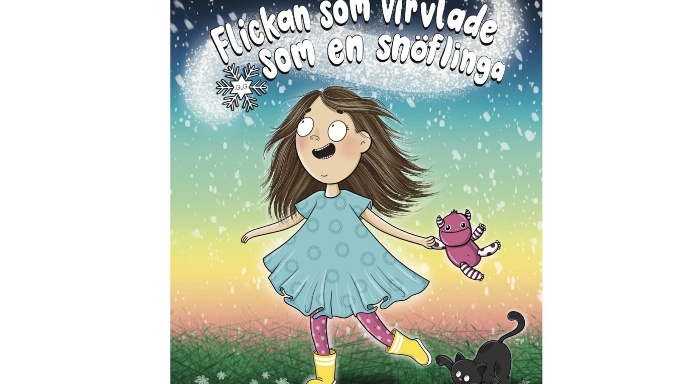Flickan som virvlande som en snöflinga