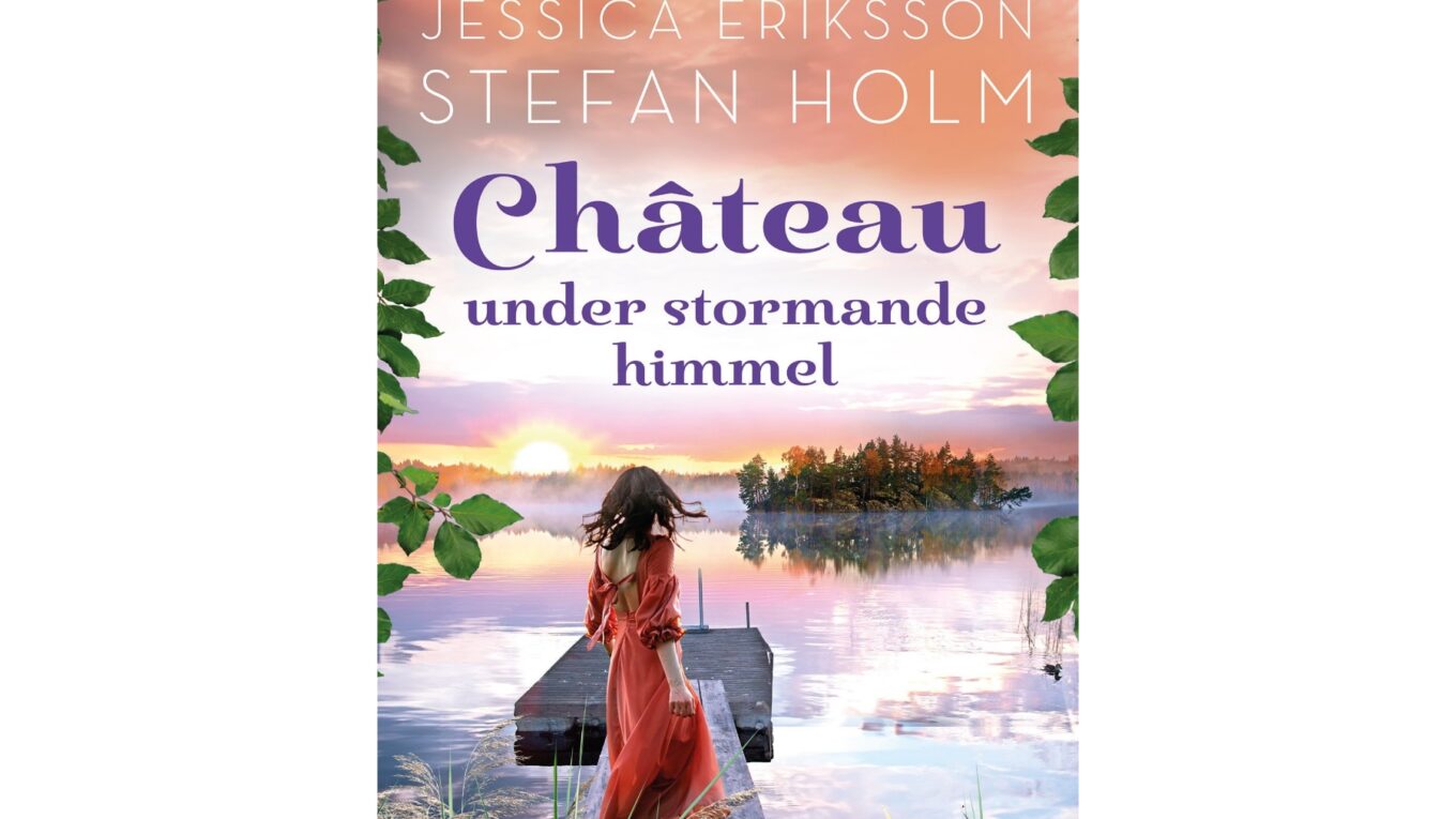 Château under stormande himmel