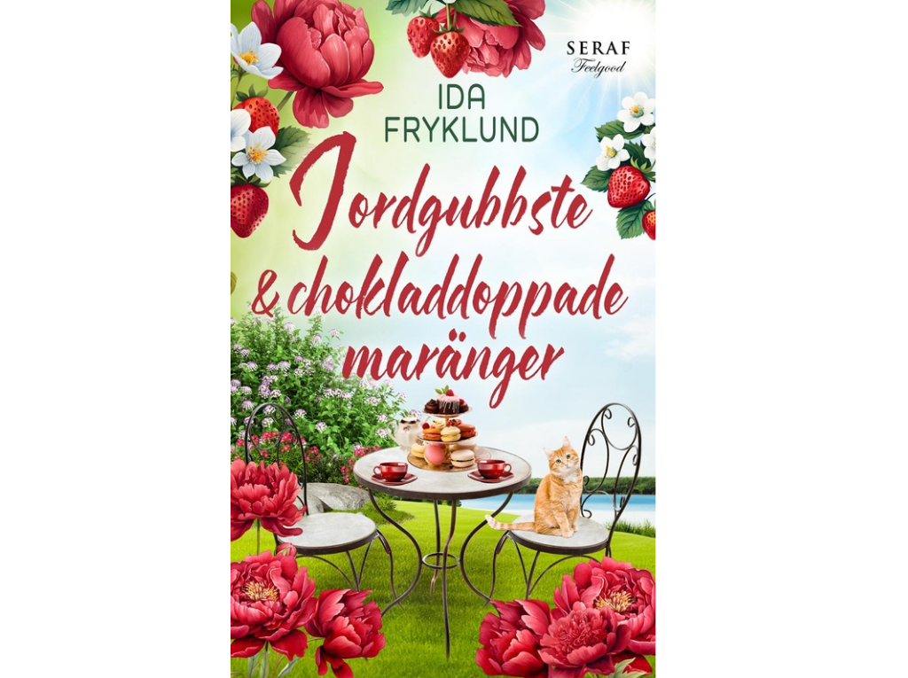 Jordgubbste och chokladdoppade maränger