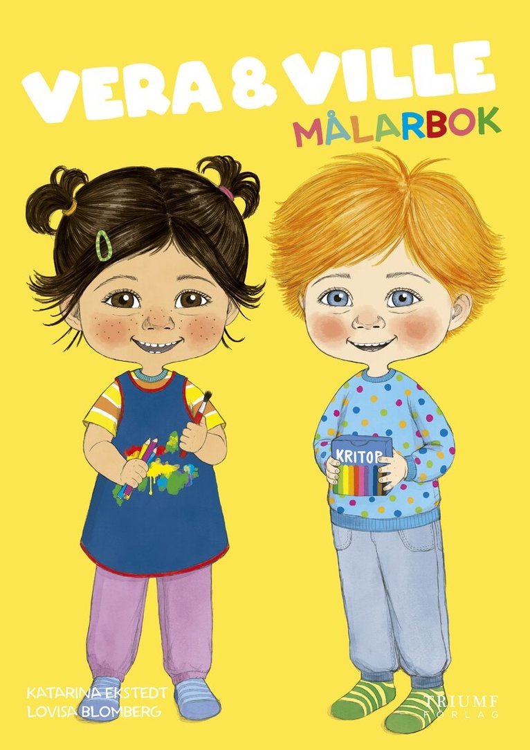 Vera och Ville målarbok