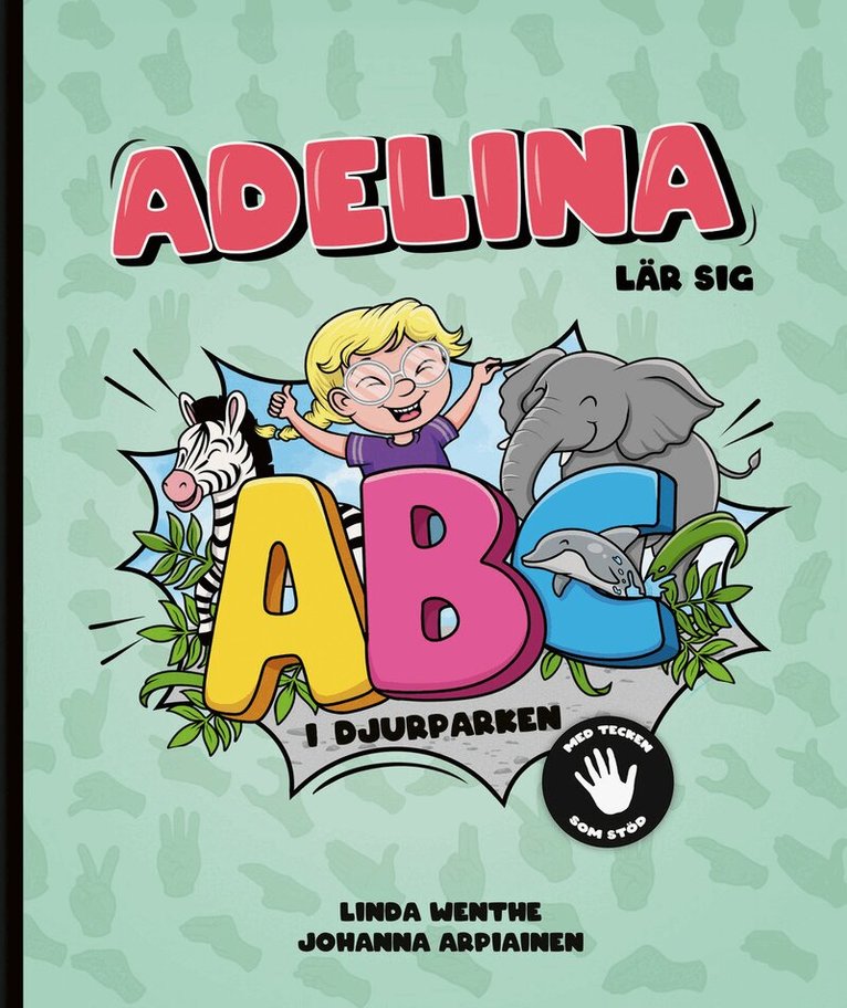 Adelina lär sig ABC i djurparken